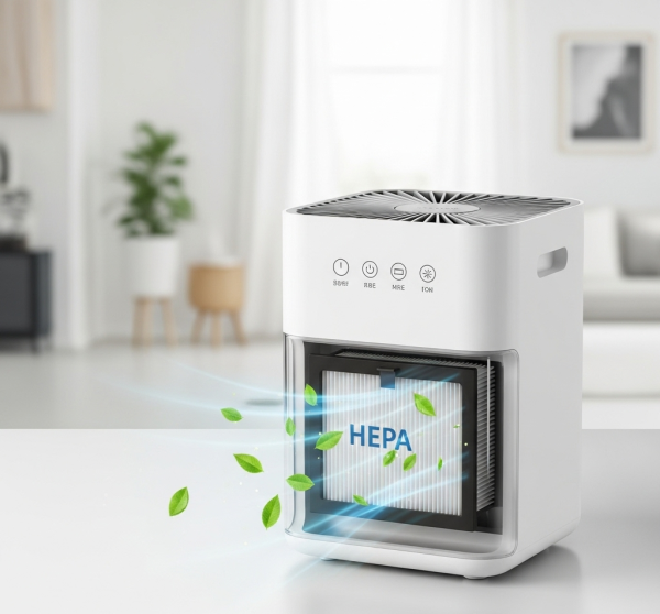 Compact Air Purifier with HEPA Filter