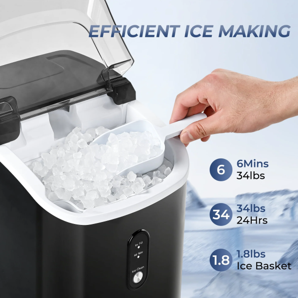 Portable Ice Maker (Countertop Nugget/Bullet Ice) - Image 2
