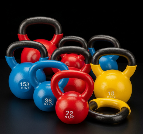 Cast Iron Powder-Coated Kettlebell (Set) - Image 2