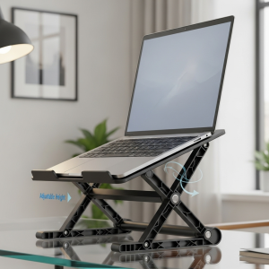 Foldable Laptop Stand with Adjustable Height